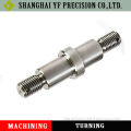 CNC machined precision stainless steel shaft